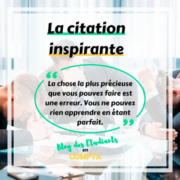 Citation inspirante du compte instagram de Julie